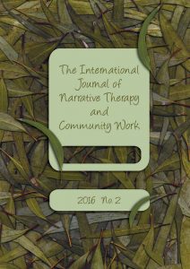 Journal cover for International Journal of Narrative Therapy