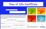 Tree of Life Certificate