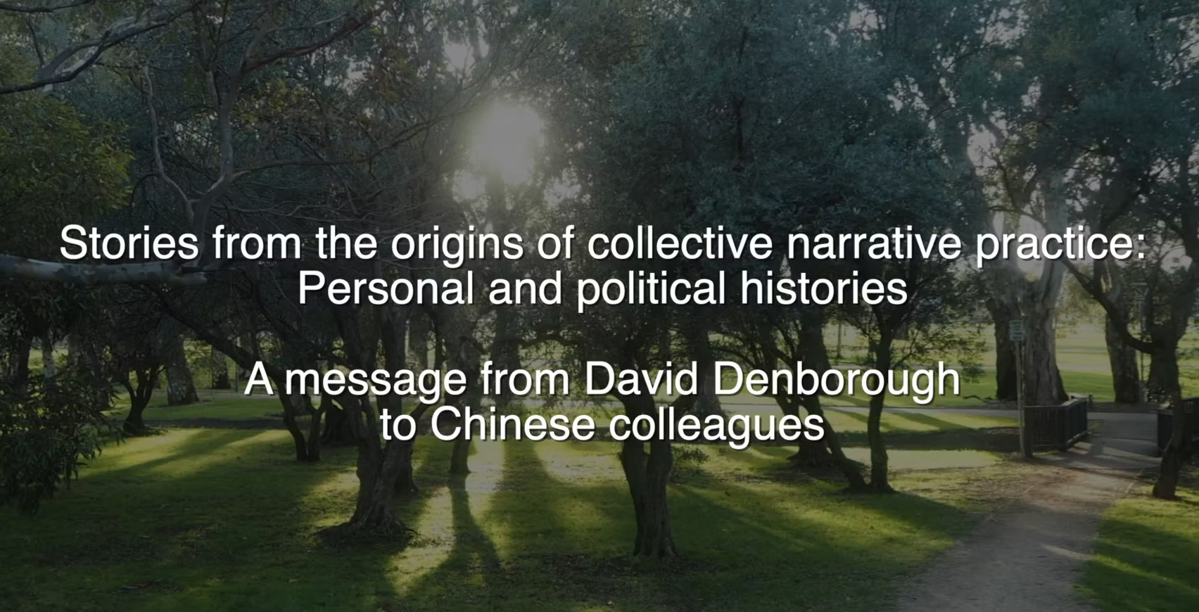 Read more about the article Stories from the origins of collective narrative practice: personal and political histories