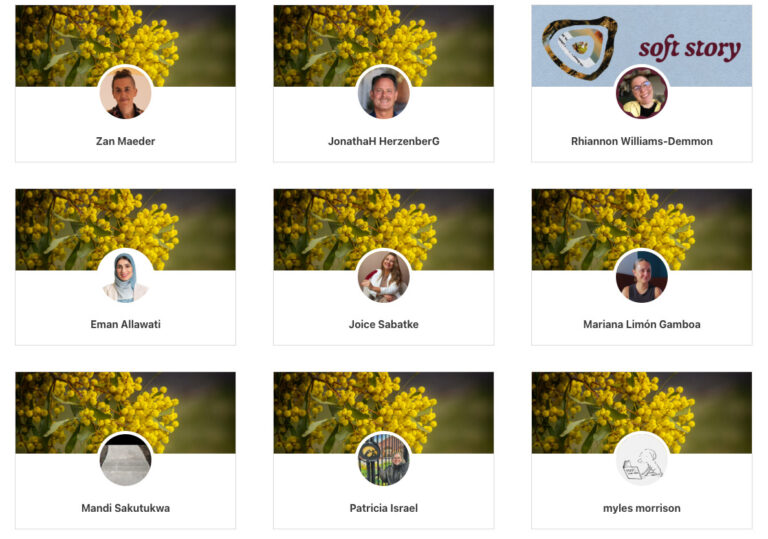 Narrative Connections members in the member directory