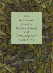 Journal cover image with a background of eucalyptus leaves