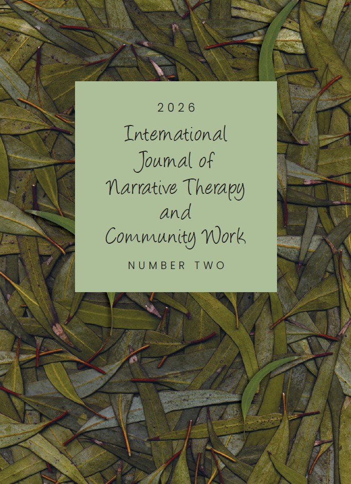 Journal cover image with a background of eucalyptus leaves